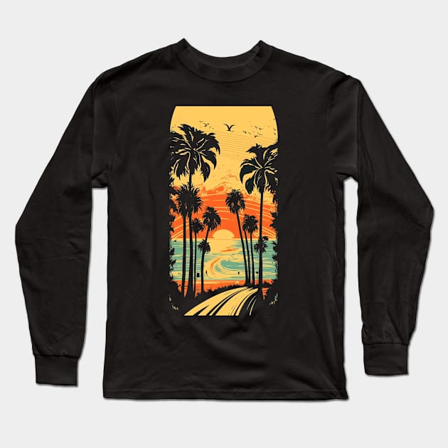 Los Angeles Long Sleeve T-Shirt by Greeck
